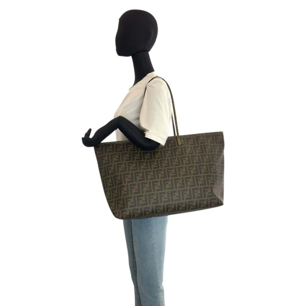 FENDI Brown Zucca Shoulder Bag - Picture 6 of 10
